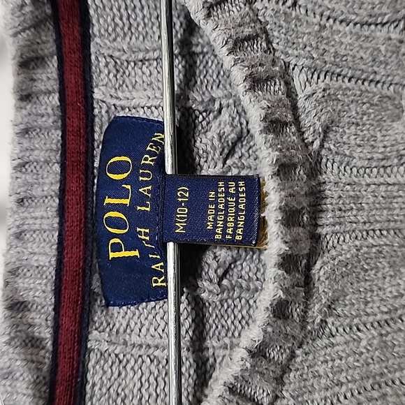 Boys Knit Polo Sweater - Picture 2 of 4